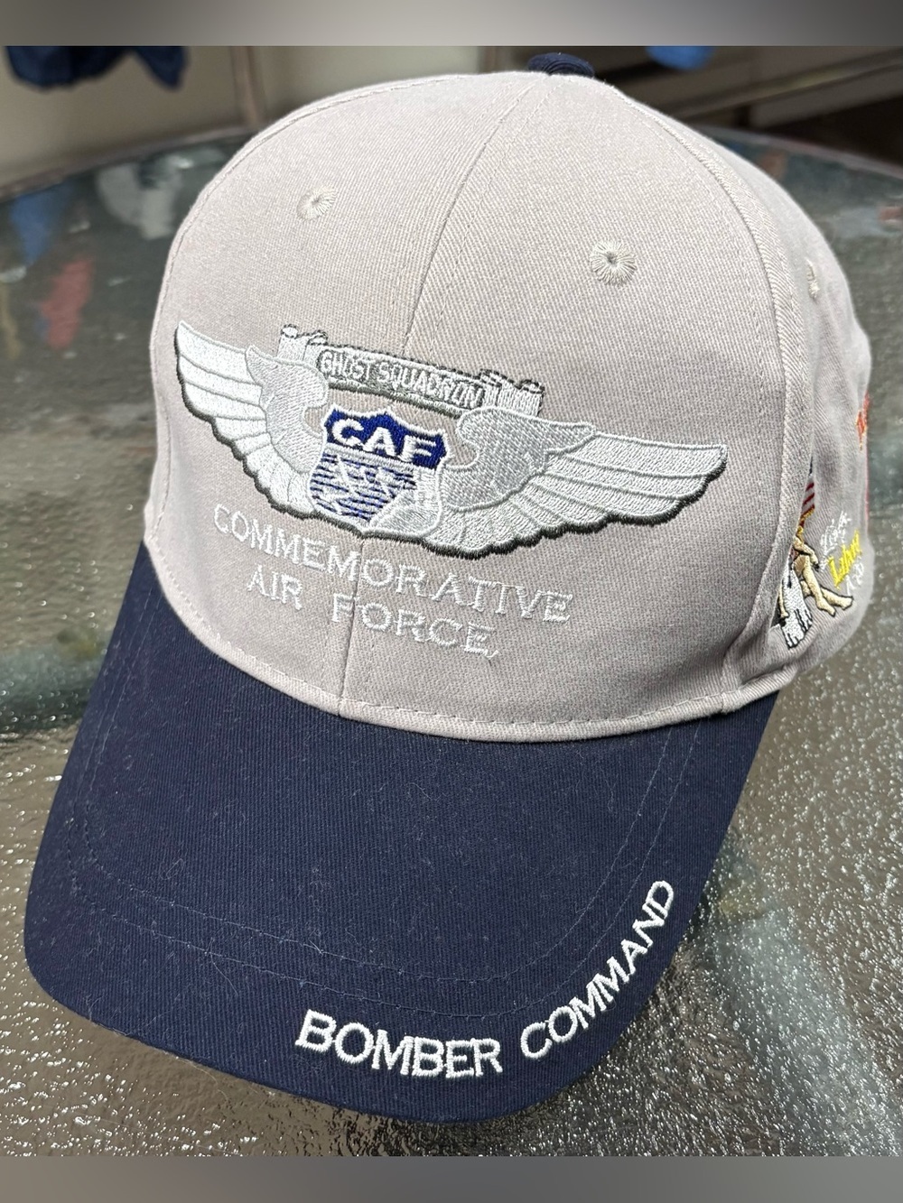 Commemorative Air Force Ghost Squadron Bomber Command Strapback Hat OSFA